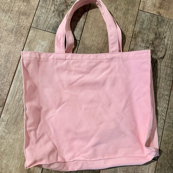 Unique and Rare The Met Pink Canvas Tote Bag - Picture 2 of 5